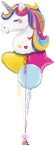 Rainbow Unicorn Balloon