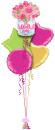 Get Well Flowers Vase Balloon