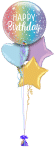 Birthday Ombre Bubble Balloon