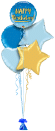 Birthday Blue Ombre Balloon