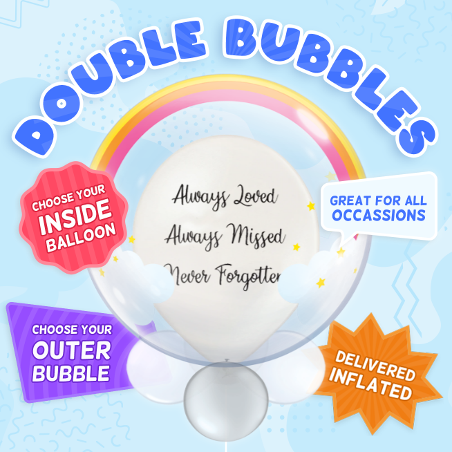 An example of a In Memory double bubble balloon