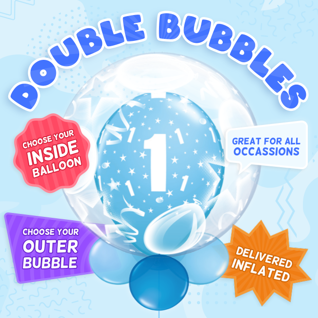 An example of a double bubble balloon